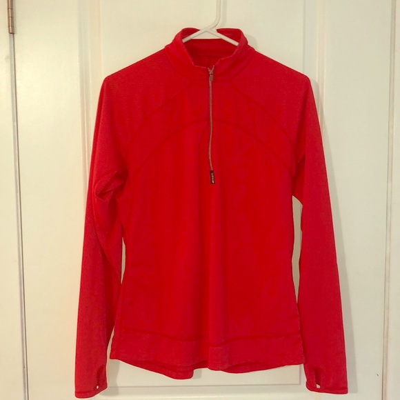 MEC 1/4 Zip Pullover in Red, size large - Picture 1 of 3